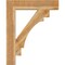 Ekena Millwork Merced Block Rough Sawn Bracket, Western Red Cedar, 6"W x 34"D x 42"H BKT06X34X42MRC05RWR - alternate 2